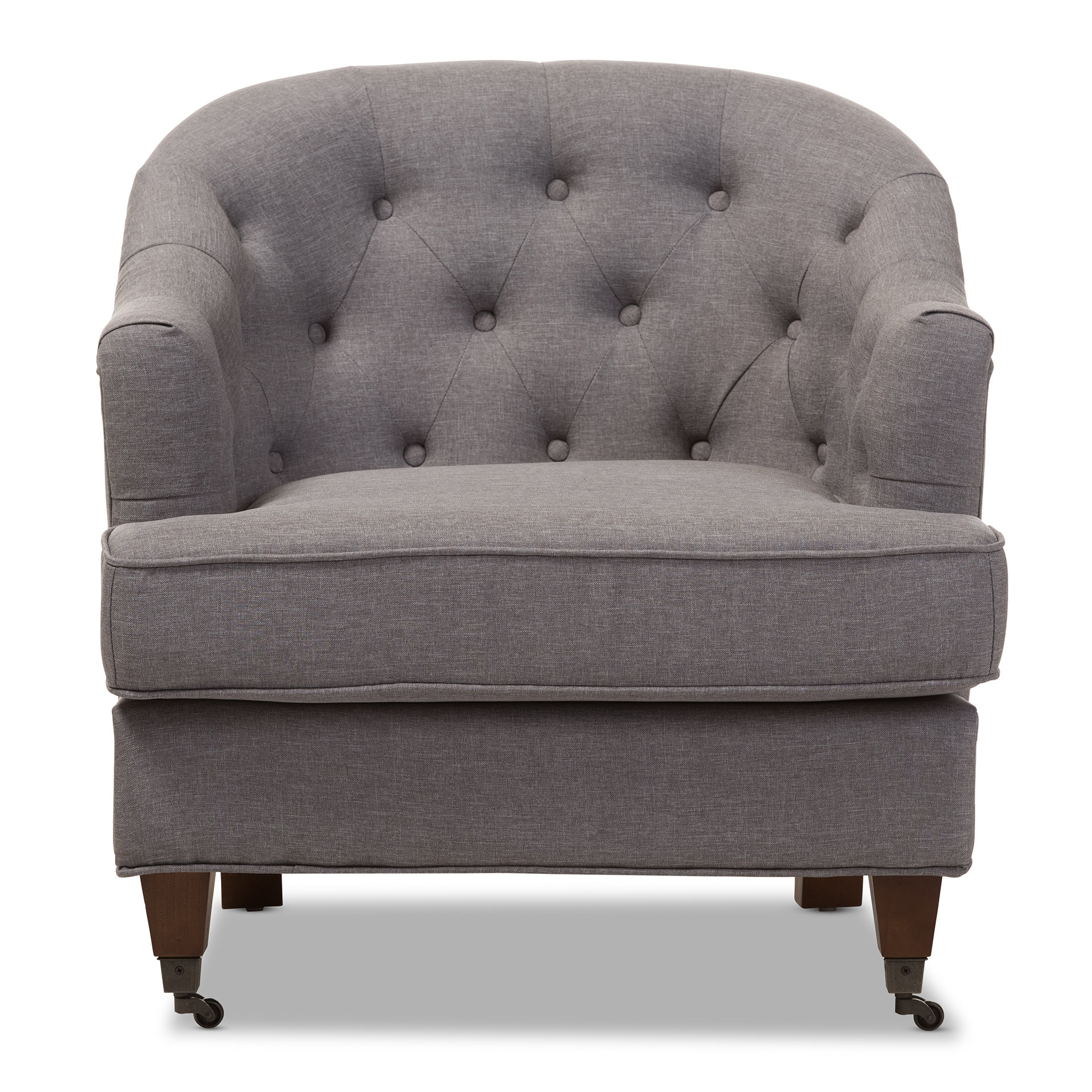 Wholesale Interiors Baxton Studio Marta Upholstered Barrel Chair